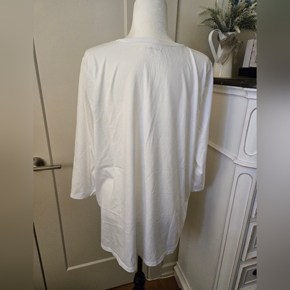 Womens Plus Size Cotton Tunic - Picture 9 of 13